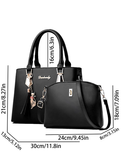 The New Style Handbag Simple Korean Version of Women'S Handbag Shoulder Bag Messenger Bag Bag Bag Mother Bag